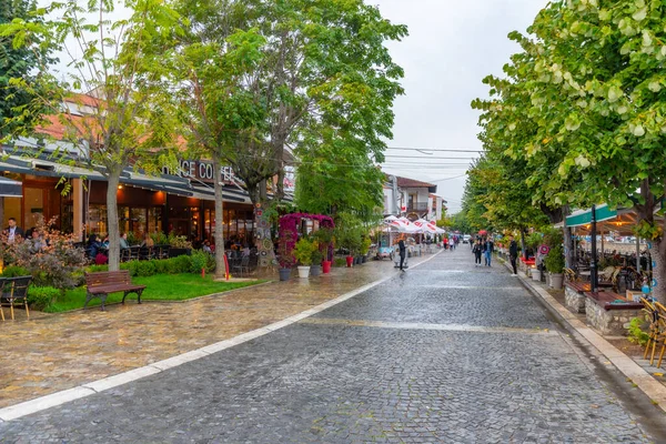 Prizren Kosovo Setembro 2019 Pessoas Estão Passeando Pelo Centro Prizren — Fotografia de Stock