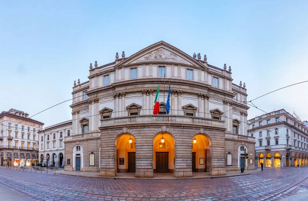 Milano Italy July 2019 Sunset View Teatro Alla Scala Milano — Stock Photo, Image