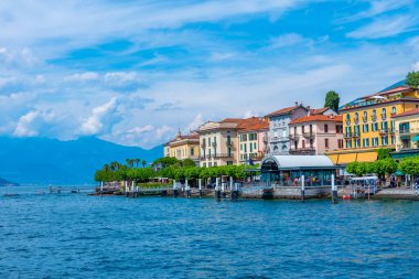 Belçika, İtalya, 17 Temmuz 2019 Bellagio kasabası ve Como Gölü