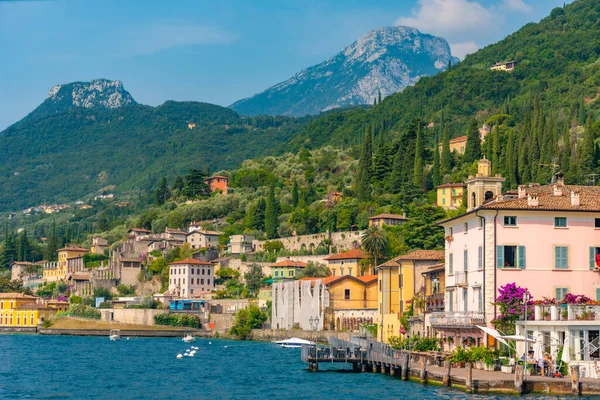 Gargnano Itálie Června 2019 Promenáda Jezera Gargnano Itálii — Stock fotografie