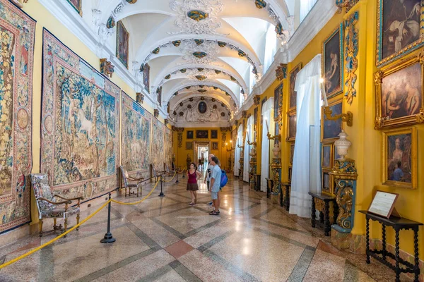 Isola Bella Italia Julio 2019 Interior Del Palacio Borromeo Isola —  Fotos de Stock