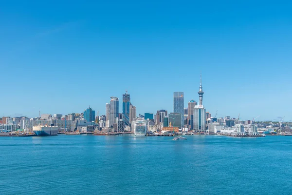 Auckland New Zealand Ruari 2020 Skyline Auckland Nya Zeeland — Stockfoto