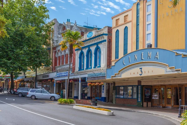 Whanganui Nueva Zelanda Febrero 2020 Embassy Cinema Whanganui Nueva Zelanda — Foto de Stock