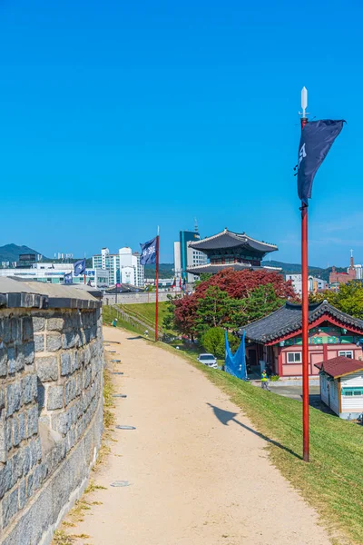 2019年10月24日大韓民国水原 スウォン 大韓民国水原 スウォン の華城門 — ストック写真