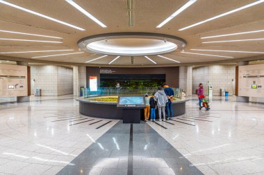 SEOUL, Kore, 20 EKİM 2019: Kore 'nin Seul' deki Savaş Anıtı, Kore Cumhuriyeti