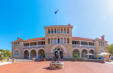 PERTH, AUSTRALYA, 18 HAZİRAN 2020: Avustralya 'daki Perth Mint manzarası