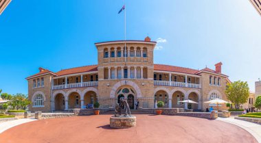 PERTH, AUSTRALYA, 18 HAZİRAN 2020: Avustralya 'daki Perth Mint manzarası