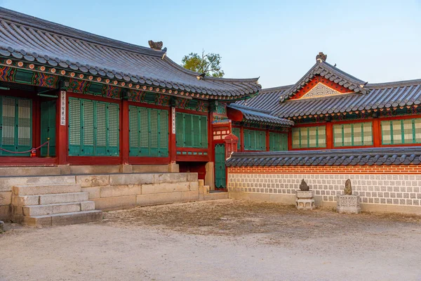 Seoul Korea October 2019 Sunset View Gyeongbokgung Palace Seoul Republic — 图库照片