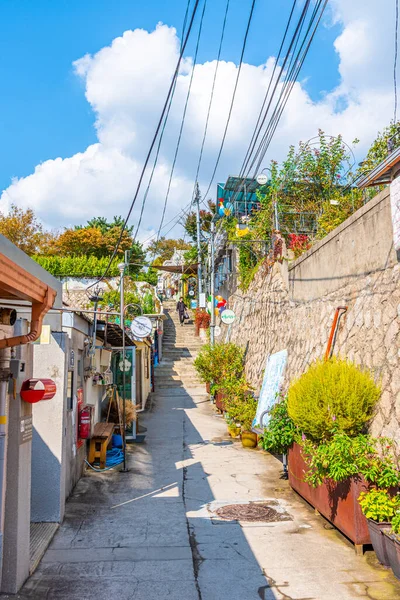 Seoul Corea Octubre 2019 Coloridas Calles Ihwa Mural Village Seúl — Foto de Stock