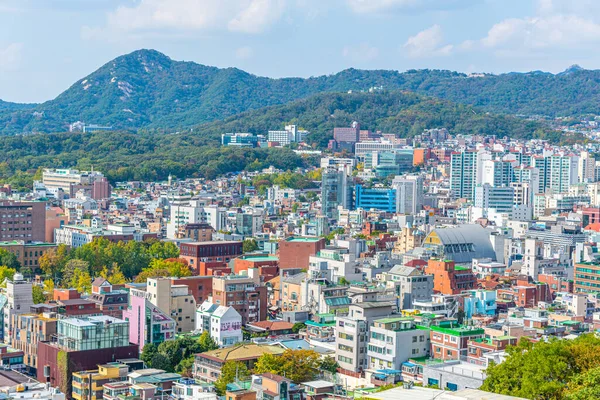 Seoul Korea Oktober 2019 Skyline Seoul Vanuit Namsan Park Republiek — Stockfoto