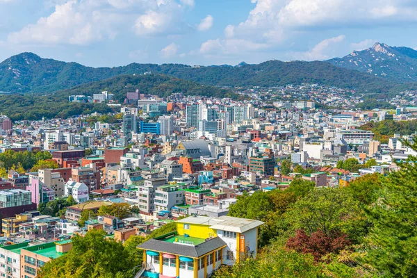 Seoul Korea Oktober 2019 Skyline Seoul Vanuit Namsan Park Republiek — Stockfoto