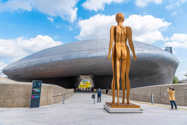 Seoul Coreia Outubro 2019 Dongdaemun Design Plaza Seul República Coreia — Fotografia de Stock