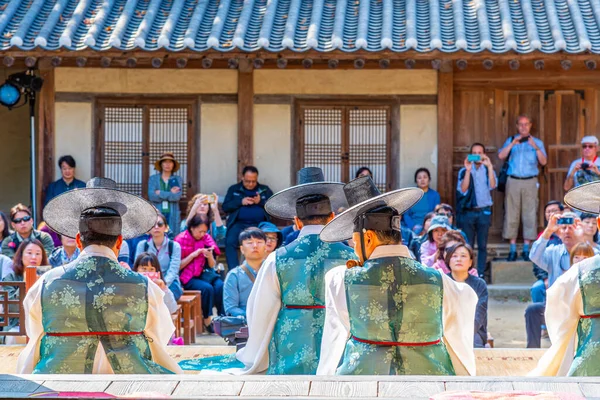 Seoul Korea Outubro 2019 Performance Musical Palácio Changdeokgung Seul República — Fotografia de Stock