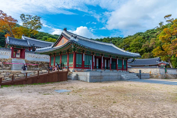 Seoul Korea Oktober 2019 Namhansanseong Palast Der Nähe Von Seoul — Stockfoto