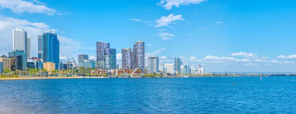 Perth Australia Enero 2020 Skyline Elizabeth Quay Perth Australi — Foto de Stock