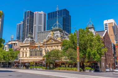 MELBOURNE, AUSTRALYA, 1 HAZİRAN 2020: Melbourne, Avustralya 'daki Prenses Tiyatrosu