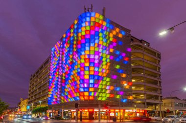 ADELAIDE, AUSTRALYA, HAZİRAN 5 Ocak 2020: Adelaide 'deki Rundle feneri, Avustralya