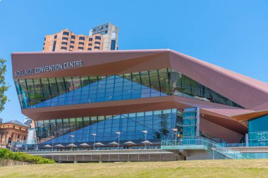 ADELAIDE, AUSTRALYA, 7 HAZİRAN 2020: Avustralya 'daki Adelaide Kongre Merkezi