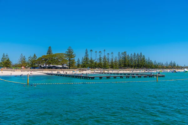 Busselton Australya Ocak 2020 Nsanlar Busselton Avustralya Bir Plajda Bir — Stok fotoğraf