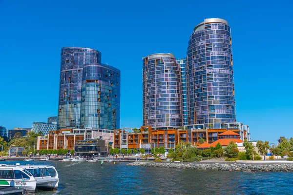 Perth Australia January 2020 Hotel Office Building Elizabeth Quay Perth — Stock Photo, Image