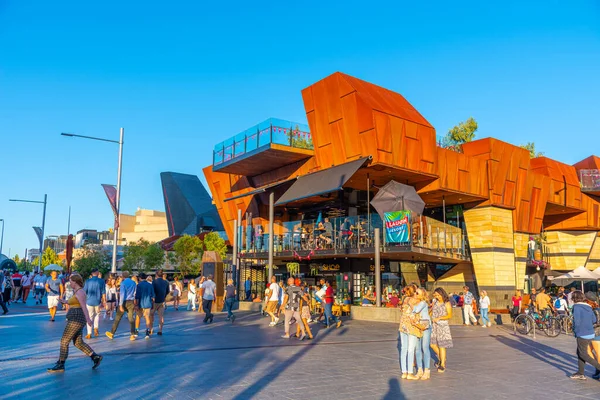 Perth Australia January 2020 People Strolling Yagan Square Perth Australia — Stock Photo, Image