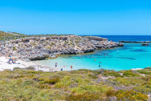 Rottnest Island Australia January 2020 Little Salmon Bay Rottnest Island — 图库照片