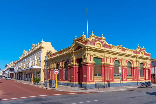Fremantle Österrike Januari 2020 Gata Med Historiska Hus Fremantle Australien — Stockfoto