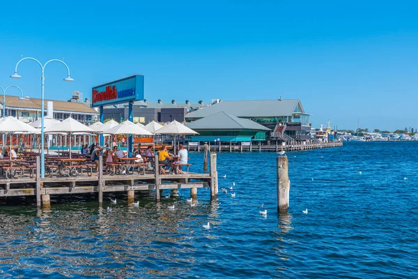 Fremantle Austrália Janeiro 2020 Porto Barcos Pesca Fremantle Austrália — Fotografia de Stock