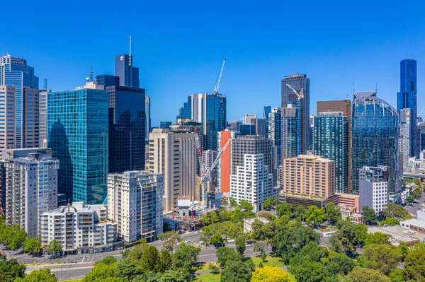 Melbourne Australia December 2019 Skyscrapers Central Business District Melboure Australia — Stock Photo, Image