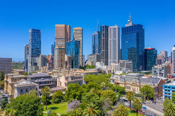 Melbourne Australia December 2019 Skyscrapers Central Business District Melboure Australia — Stock Photo, Image