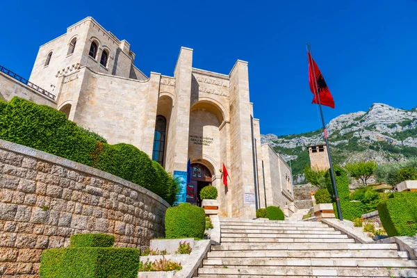 Kruja Albânia Setembro 2019 Museu Nacional Gjergj Kastrioti Skanderbeg Castelo — Fotografia de Stock