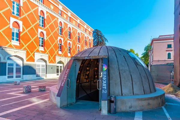 Tirana Albania Settembre 2019 Ingresso Museo Bunk Art Tirana Albania — Foto Stock