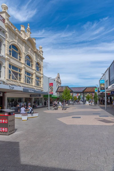 Launceston Austrália Fevereiro 2020 Pessoas Estão Passando Pelo Centro Cidade — Fotografia de Stock