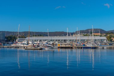 HOBART, AUSTRALYA, 22 Şubat 2020: Hobart, Avustralya Limanı