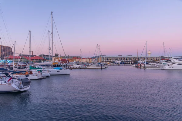 Hobart Australia February Bruary 2020 Sunset View Marina Port Hobart — 图库照片