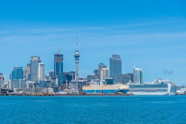 Auckland Nueva Zelanda Febrero 2020 Skyline Auckland Nueva Zelanda — Foto de Stock