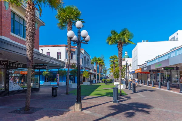 Napier Nova Zelândia Fevereiro 2020 Edifícios Históricos Centro Napier Nova — Fotografia de Stock