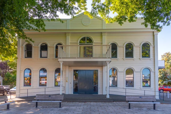 Greytown Nova Zelândia Fevereiro 2020 Edifícios Históricos Centro Greytown Nova — Fotografia de Stock