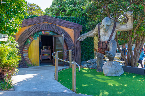 WELLINGTON, NEW ZEALAND, FEBRUARY 9, 2020: Weta studios in Wellington, New Zealand