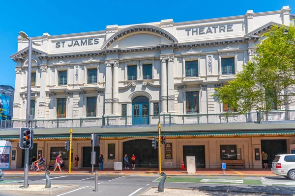 Wellington New Zealand February Bruary 2020 Saint James Theatre Wellington — 图库照片