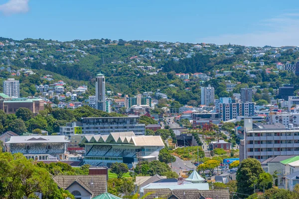 Wellington Nueva Zelanda Febrero 2020 Vista Aérea Del Dominion Museum — Foto de Stock