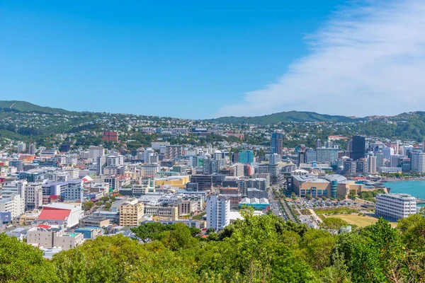 Wellington Nueva Zelanda Febrero 2020 Vista Aérea Wellington Nueva Zelanda — Foto de Stock