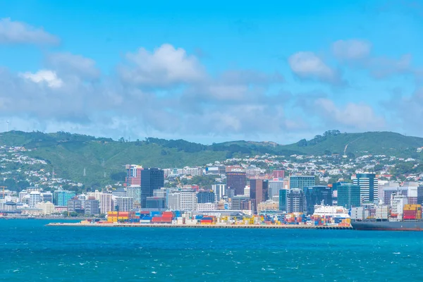 2020年2月8日ニュージーランド ウェリントン ニュージーランド ウェリントンのコンテナ港 — ストック写真
