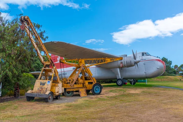 Nelson Nouvelle Zélande Février 2020 Vieil Avion Exposé Founders Heritage — Photo