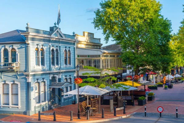 Nelson New Zealand Ruari 2020 Trafalgar Street Som Leder Till — Stockfoto