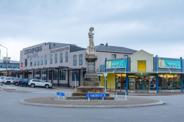 HOKITIKA, NEW ZEALAND, 1 Şubat 2020: Hokitika, Yeni Zelanda