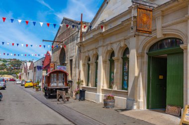 OAMARU, NEW ZEALAND, 24 HAZİRAN 2020 Oamaru, Yeni Zelanda Viktorya Bölgesi