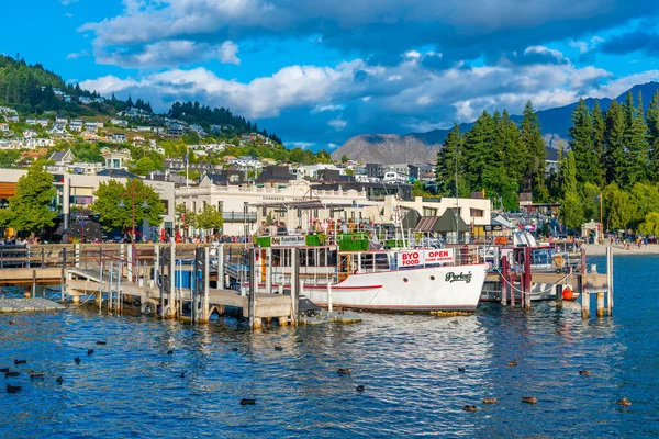 Queenstown New Zealand January 2020 View Waterfront Queenstown New Zealand — Stock Photo, Image