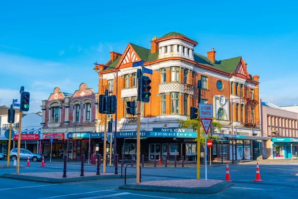 Invercargill Nova Zelândia Janeiro 2020 Rua Centro Invercargill Nova Zelândia — Fotografia de Stock