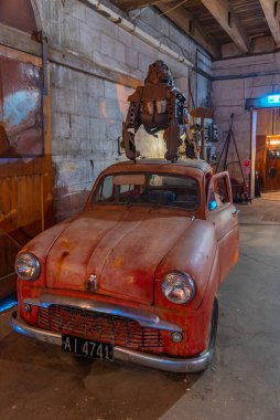 OAMARU, NEW ZEALAND, 24 HAZİRAN 2020: Oamaru, Yeni Zelanda Steampunk Merkezi
